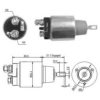 HOFFER 6646109 Solenoid Switch, starter